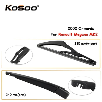 

KOSOO Auto Rear Car Wiper Blade For Renault Megane MK2,235mm 2002 Onwards Rear Window Windshield Wiper Blades Arm,Car Accessorie