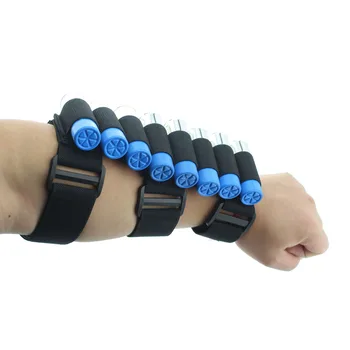 

Tactical Hunting 8 Rounds Ammo Shotgun Shell Holder Carrier Shooters Forearm Sleeve Mag Pouch