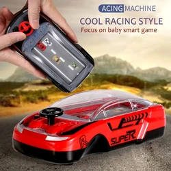 Jouet amusant d'aventure en voiture pour enfants, Puzzle mains libres, Machine de course, volant, télécommande, voiture volante, jeu vidéo 