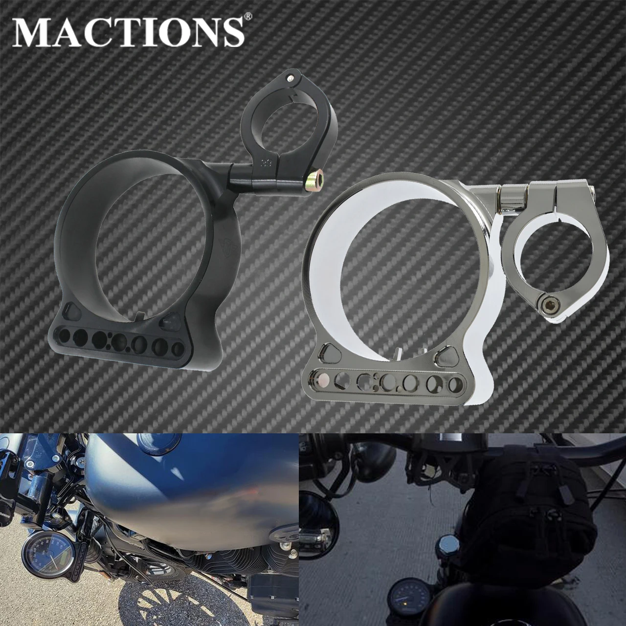 Motorcycle Speedometer Side Mount Relocation Bracket Cover Instrument Case Housing For Harley Sportster XL 883 1200 Custom | Автомобили и