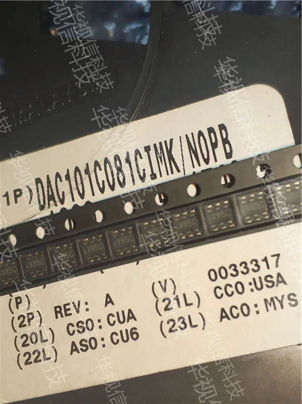 DAC101C081CIMK цифро-аналоговые преобразователи-ЦАП 10B микро Pwr DAC w/I2C-Compatible IF чип