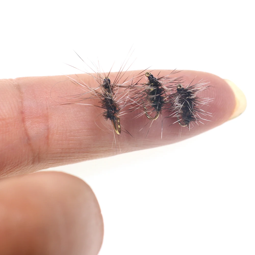 Cats Whiskers Trout Flies, 6 Per Pack, Green Cruella, Size 10, Sinking - Foto 4