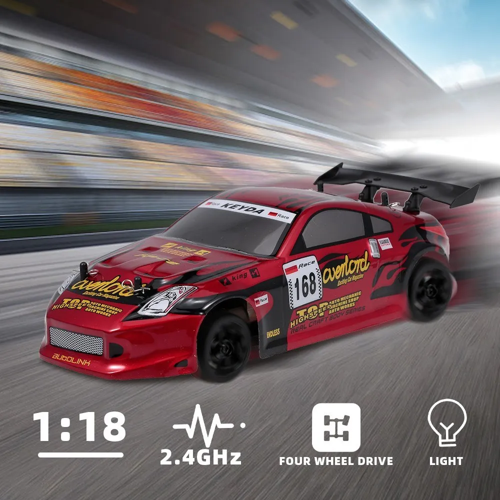 HAIBOXING 2188B 1/18 RC Дрифт Автомобиль 2,4G 4WD RC Гонки Спорт гоночный с светильник