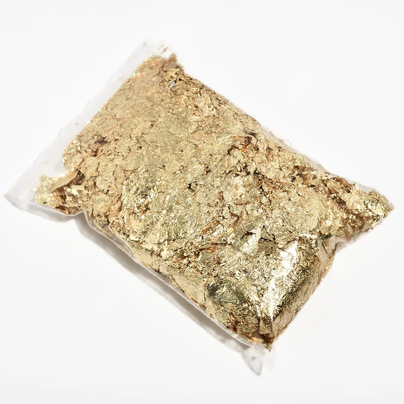 

1 упаковка (20 г) Золотая/Серебристая/красная Фольга для дизайна ногтей, неправильная алюминиевая фольга для ногтей, наклейка для маникюра, блестящий Гель-лак для ногтей