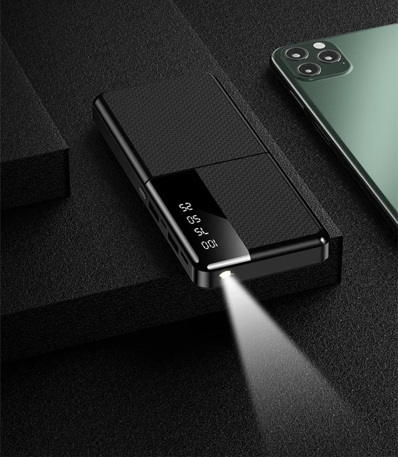 top power bank Power Bank 60000mAh Portable Charging Power Bank Fast Charging Power Bank for iPhone 12 Xiaomi power bank battery