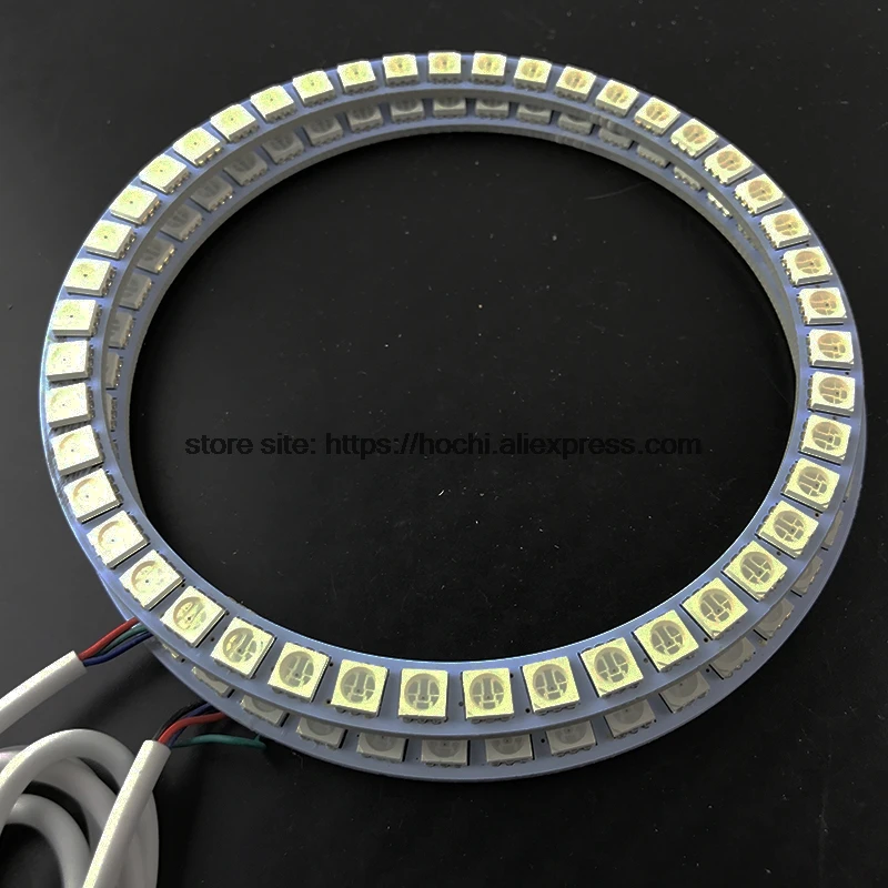HochiTech RGB многоцветный светодиодный ангельские глазки набор ортопедических колец супер яркий стиль автомобиля для Hyundai Veracrus ix55 2007-2012