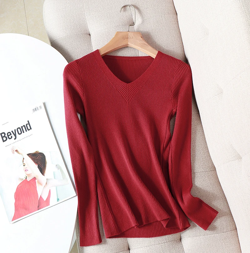 Тонкий Пуловер Женский Купить