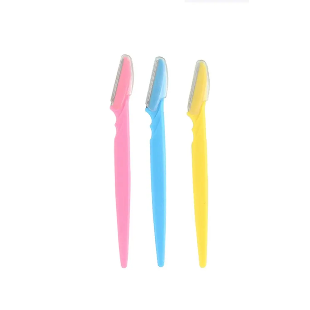 

3PCS Eyebrow Sharp Eyebrow Knife Shaving Eyebrow Tool Shaving Eyebrow Knife With Protective Cover Eyebrow Knife
