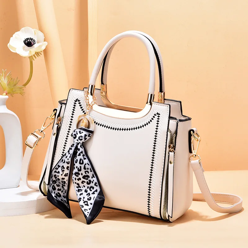 

Women Bag Vintage Handbag Casual Tote Fashion Women Messenger Bags Shoulder Top-Handle Purse Wallet Leather 2020 New Black Blue