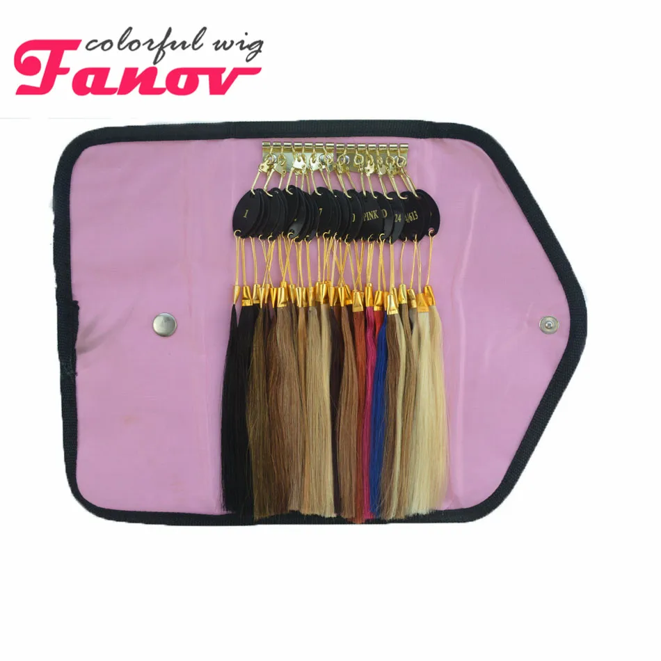 Цветное кольцо из человеческих волос 32 шт. цветное для всех видов наращивания