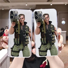 Прозрачный мягкий силиконовый чехол для телефона Arnold Schwarzenegger movie Commando для iphone 11 Pro i11Promax