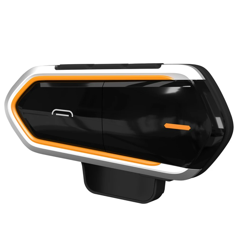 Motorcycle Intercom Helmet Bluetooth Waterproof Headset FM Radio Headphone