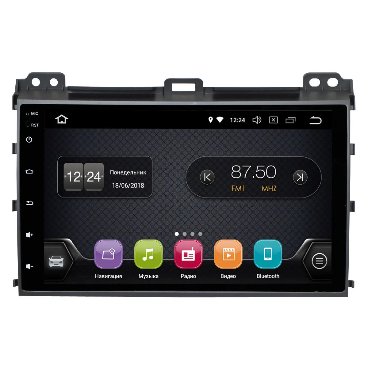 Штатная магнитола InCar TSA-2244 для Toyota Prado 120(Android 8.0)(+ Камера заднего вида в подарок