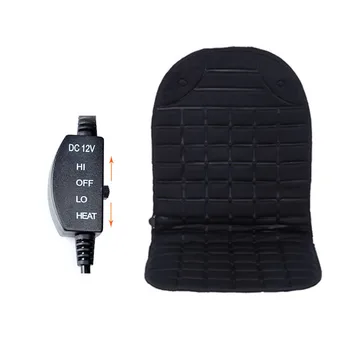 

2018 new arrival 12v electric heated car seat cushion universal single heating pads keep warm covers quailty guarantee in winter