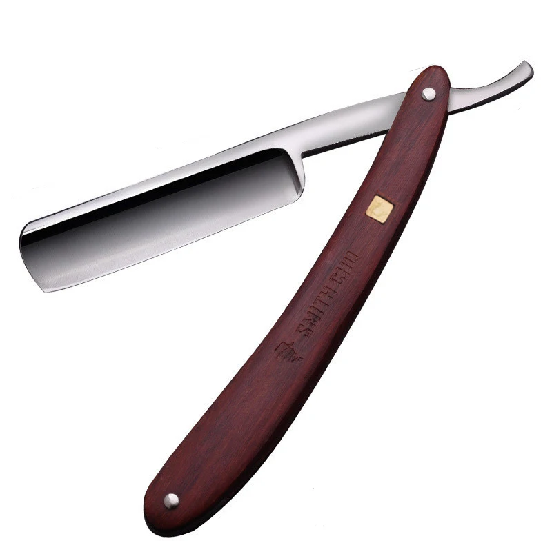 

440C Steel Straight Razor Men Shaving Razors Ebony Wood Handle Barber Tool Manual Shaver Classic Scraper Sharpened