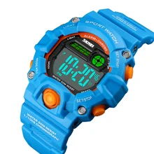 Skmei Children Watches Boys Chronograph Sport Watch Kids For Girl LED Waterproof Wristwatch Student Fashion Electronic Clock New
