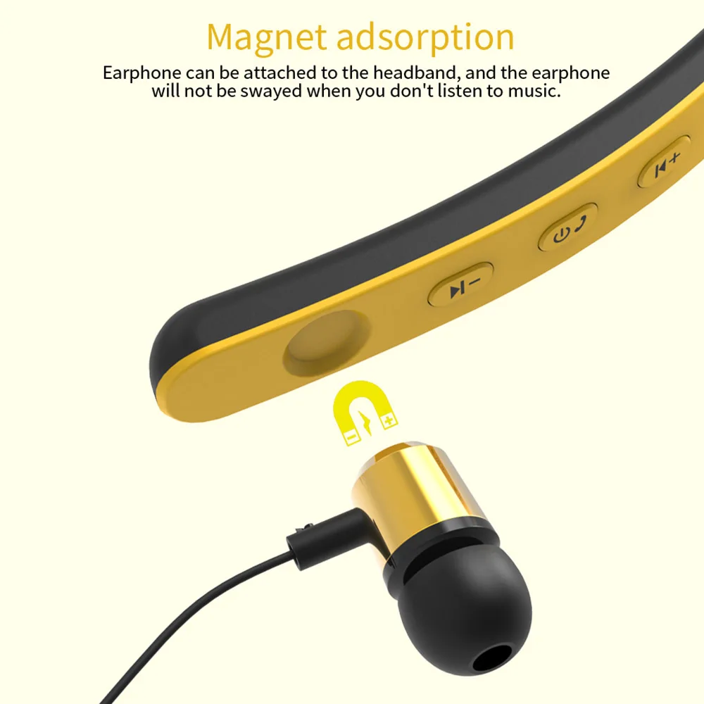 ZW29 Bluetooth стерео наушники Беспроводная Магнитная Спортивная гарнитура наушники с защитой от пота милая форма Съемная ухо для смартфона