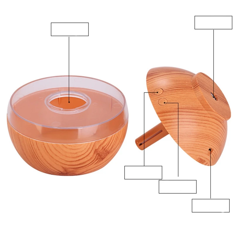 USB Ultrasonic Humidifier 300Ml Aroma Diffuser Essential Oil Diffuser Aroma Sprayer with LED