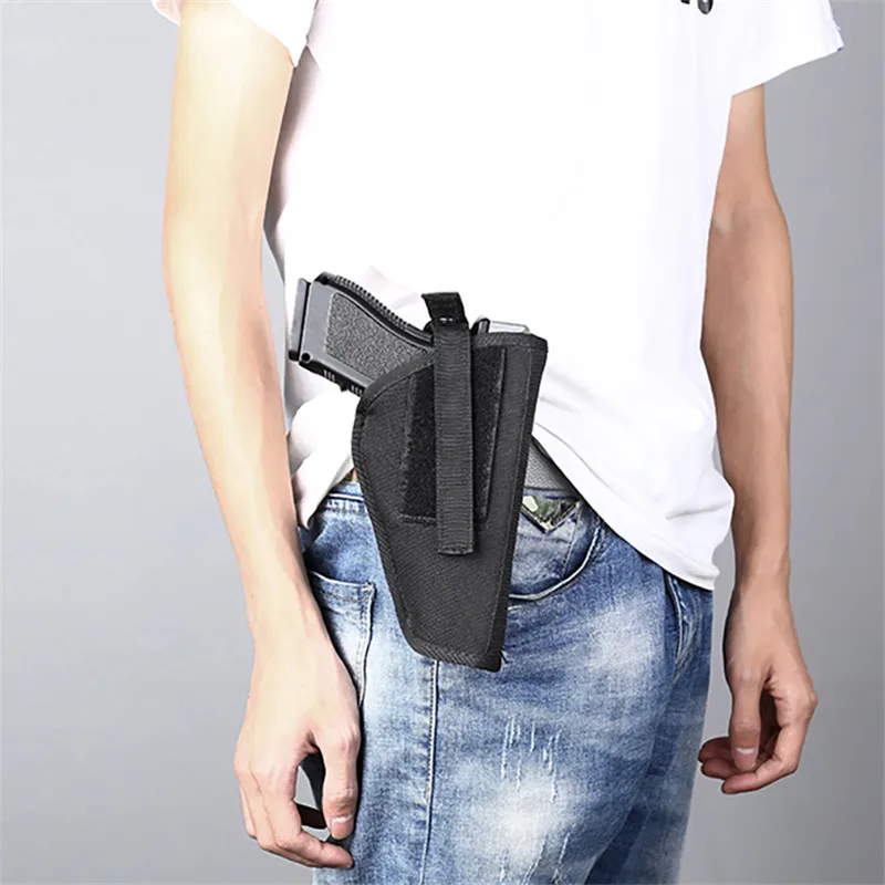 

Tactical Left Right Concealed Carry Gun Holster Universal Handgun Holder Waist Bag Military Hunting Airsoft Glock Pistol Holster