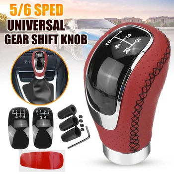 

5/6 Speed Manual Gear Shift Knob Lever Shifter Stick w/Gear Knob Caps Universal For Honda/VW/Toyota/BMW