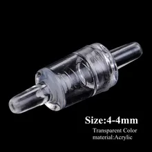  1~100Pcs Mini Check Valve Non-Return Valve Aquarium Fish Tank Water Pipe One-way Valve Drip Watering Irrigation Hose Connector 