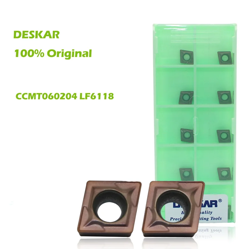 10 шт. CCMT060204 CCMT09T304 CCMT120404 LF6118 100% оригинальные твердосплавные лезвия резак токарный