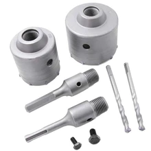 BMBY-65Mm 80 мм сверло для сверления отверстий в стенах и хвостовик, набор гаечных ключей для сверления камня, бетона, цемента