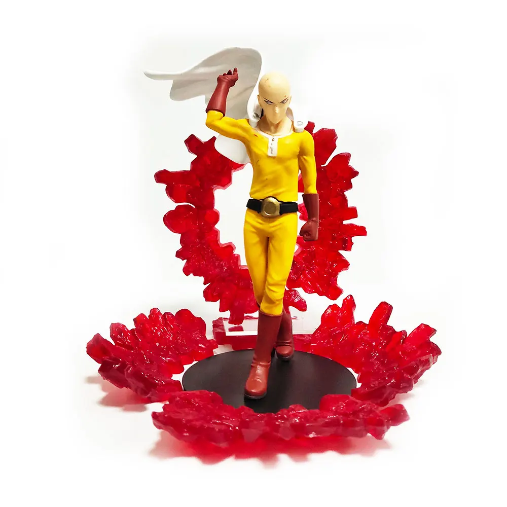 

One Punch Man Saitama Sensei Figure Red Base PVC Action Figure Anime ONE PUNCH-MAN Collectible Toys for Children Xmas Gift