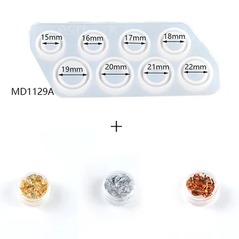 

DIY Round Square Silicone Ring Resin Mold Pendant Epoxy Resin Mould Accessories O-Ring Mold