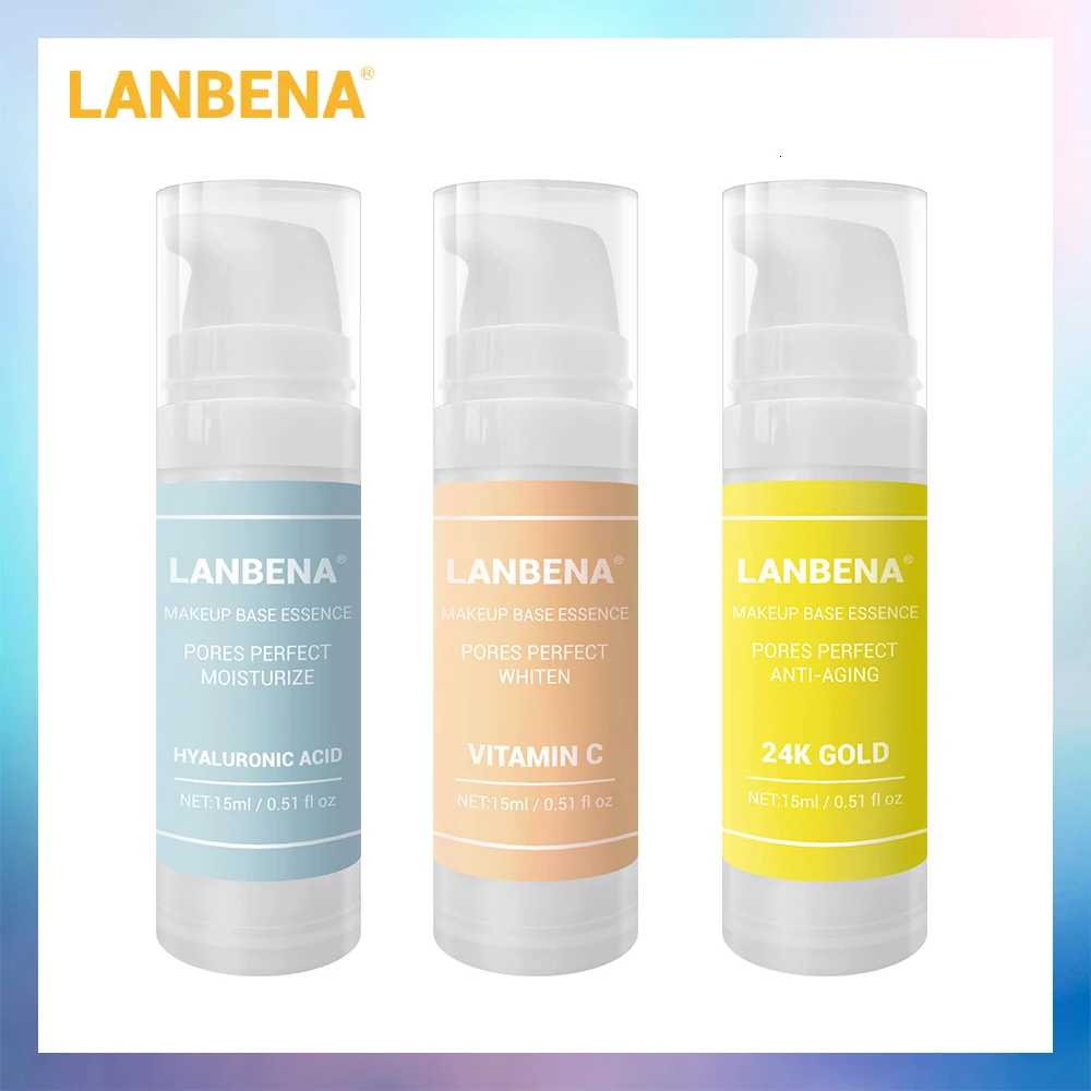 

LANBENA Base Essence Makeup Primer Face Serum Shrink Pores Moisturizing Oil-Control Brighten Foundation Cosmetic SkinCare