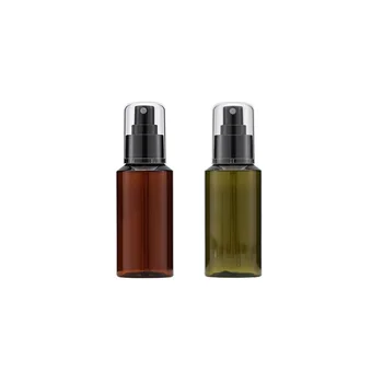 

40pcs/lot 100ml brown green empty spray plastic bottles Perfume spray bottle High quality travel spray bottle Fine mist spray