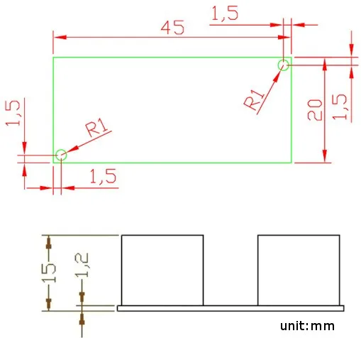 LEORY DC 2,4 V-5,5 V US-100 модуль измерения расстояния с помощью ультразвука с датчиком температуры двойной режим последовательный порт