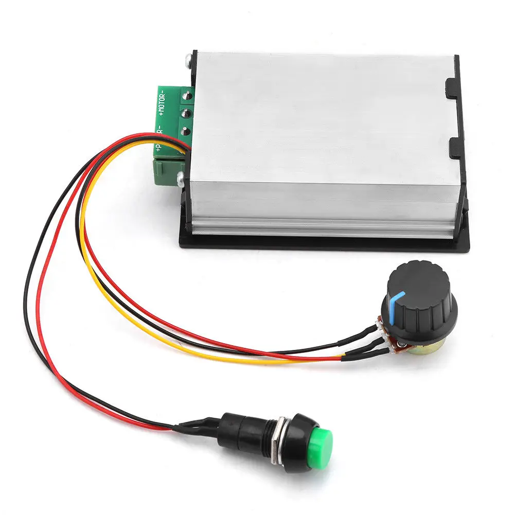 DC6V-60V 12 V/24 V/36 V/48 V 30A PWM Регулируемый контроллер двигателя старт/стоп переключатель
