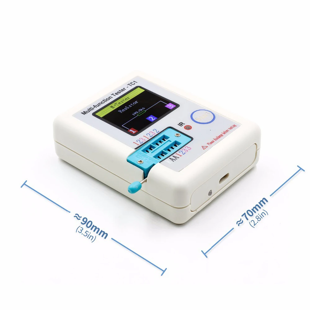 

Measurement Transistor Tester Multifunctional Replacement Detector 90x70mm