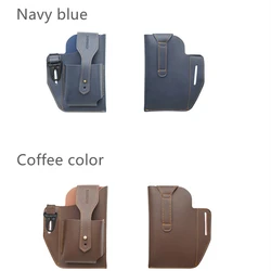Sac de taille Vintage en cuir pour hommes, multifonction, outil Simple, sport en plein air, étui de téléphone portable, ceinture 