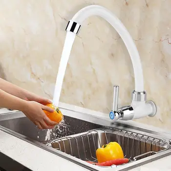 

kitchen faucet ABS Plastic Single Cold Faucet Water Tap Kitchen Sink Dish Washing Basin Accessories grifo cocina robinet cuisine