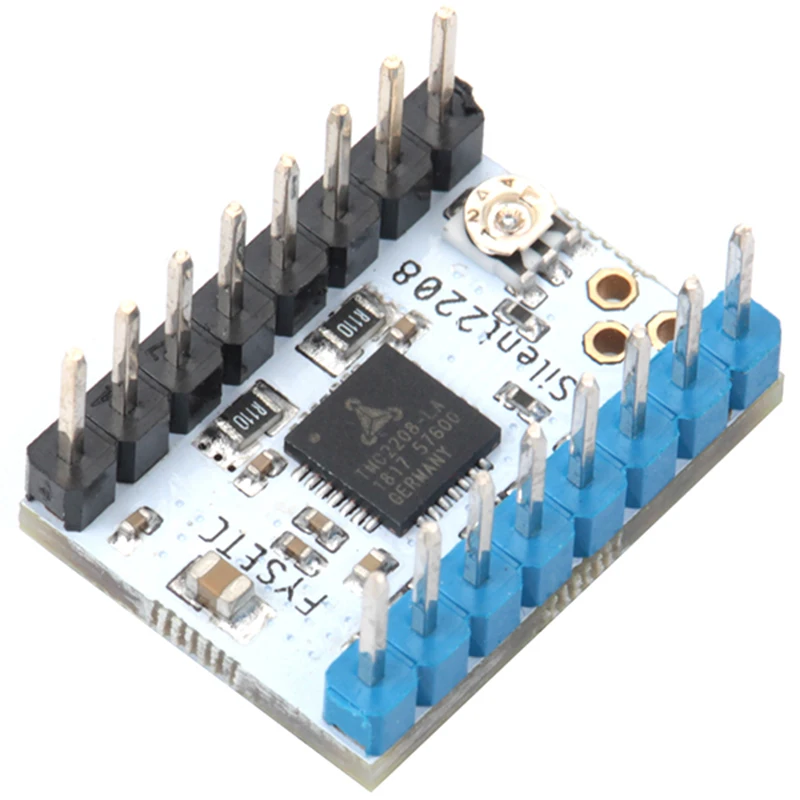 4 шт. Tmc2208 V1.2 шаговый двигатель Mute Driver Stepstick power Tube встроенный драйвер тока 1.4A пиковый ток 2A Замена Tmc2100