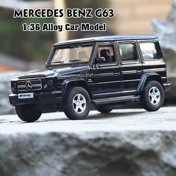 

1:36 Diecast Alloy Vehicle Car Toy Car Model Toys for Children Pull Back Model Boy Kids Gifts Door Open for Mercedes Benz G63