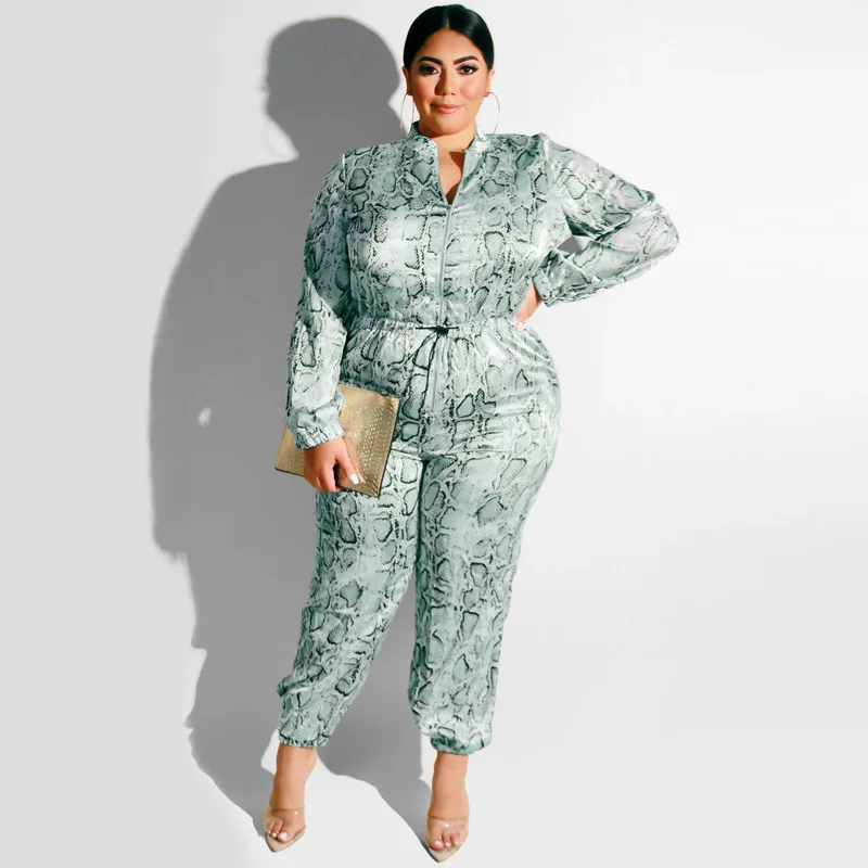 

2020 New Spring Autumn Women SilmFit Rompers Ladies Loose Leisure Pantsuits Female Fashion Printing High Quatily Jumpsuits LT84