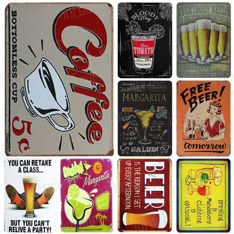 

Coffee Sign Plaque Metal Vintage Pub Delicious Tin Sign Wall Decor for Bar Pub Club Man Cave Tin Plates Vintage Metal Signs