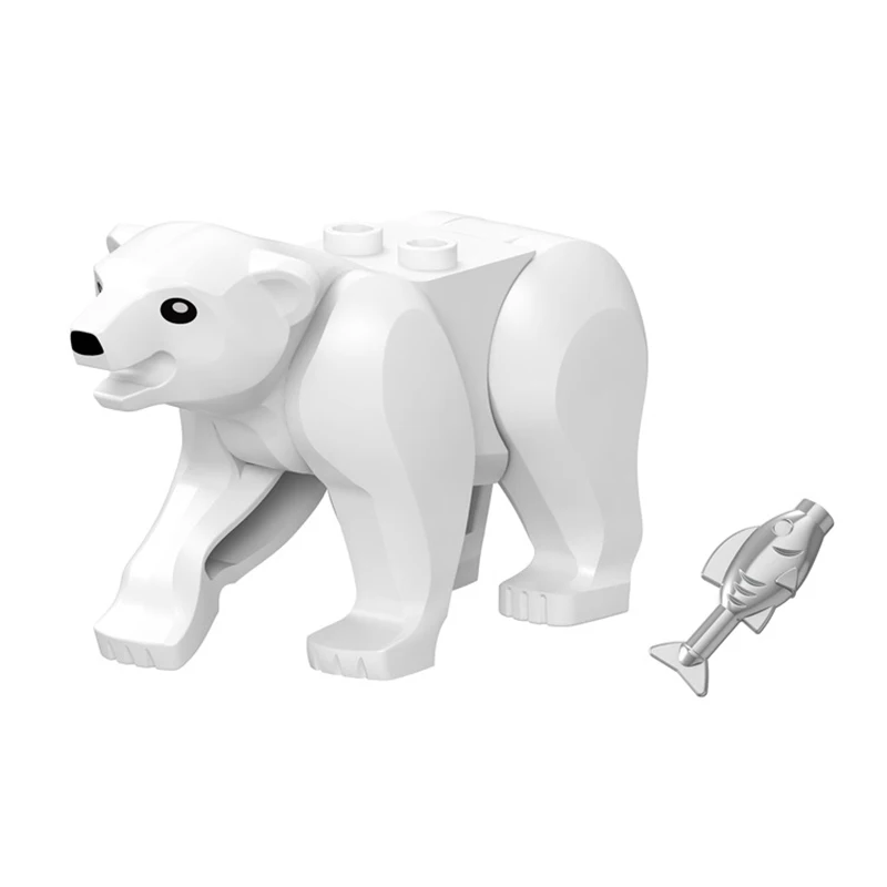 Creator Locking City Animals Sets Series Toys For Children Owl Seal Whale Pigeon Seagull Accessories Cities Compatible Building 26