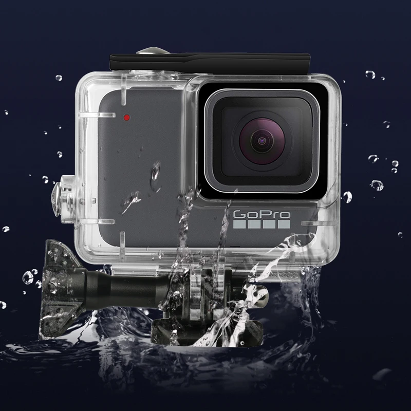 Защитный чехол для дайвинга водонепроницаемые корпуса GoPro HERO7 Серебристая белая