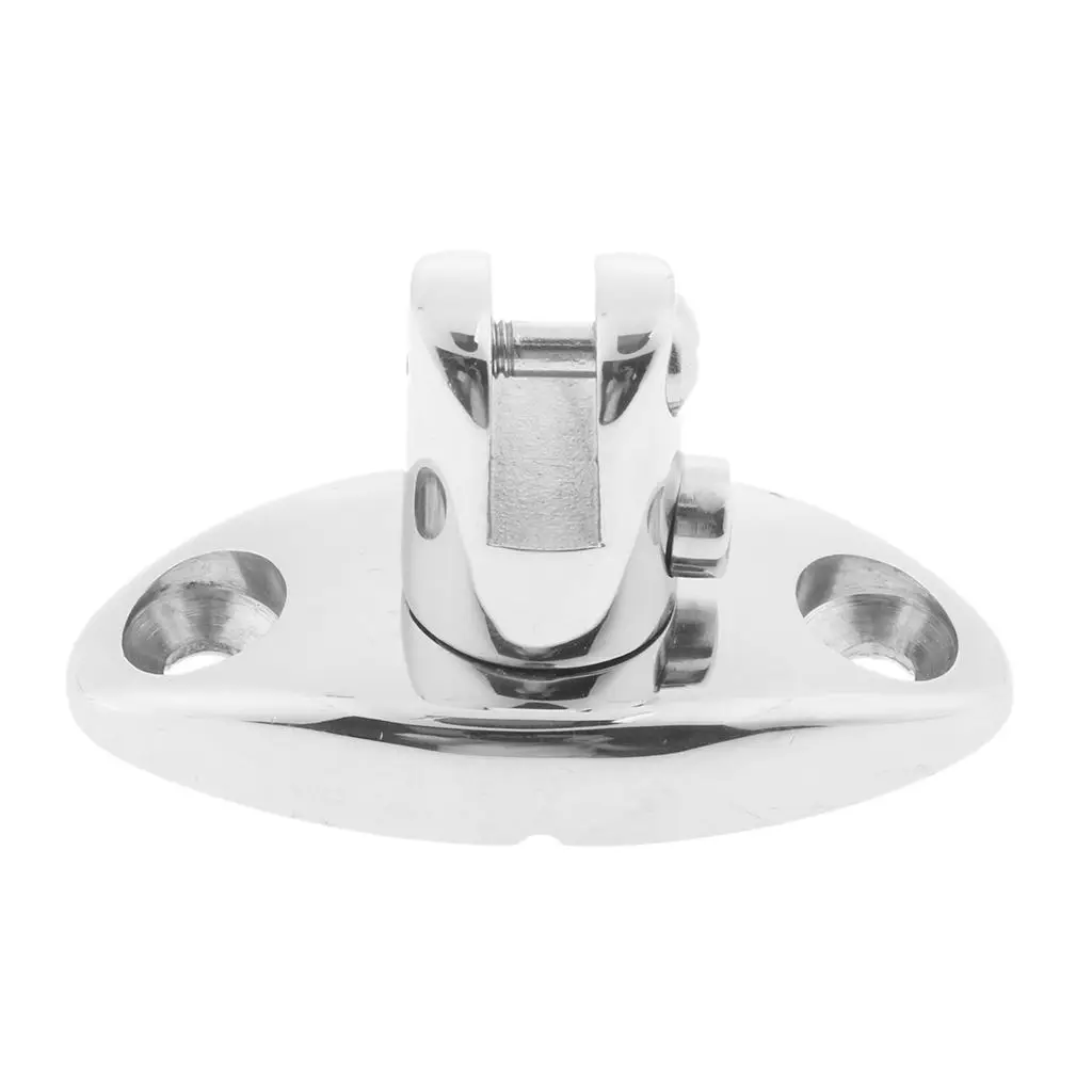 Heavy Duty 360 Degrees Swivel Quick Release Boat Bimini Top Deck Hinge Hardware 316 Stainless