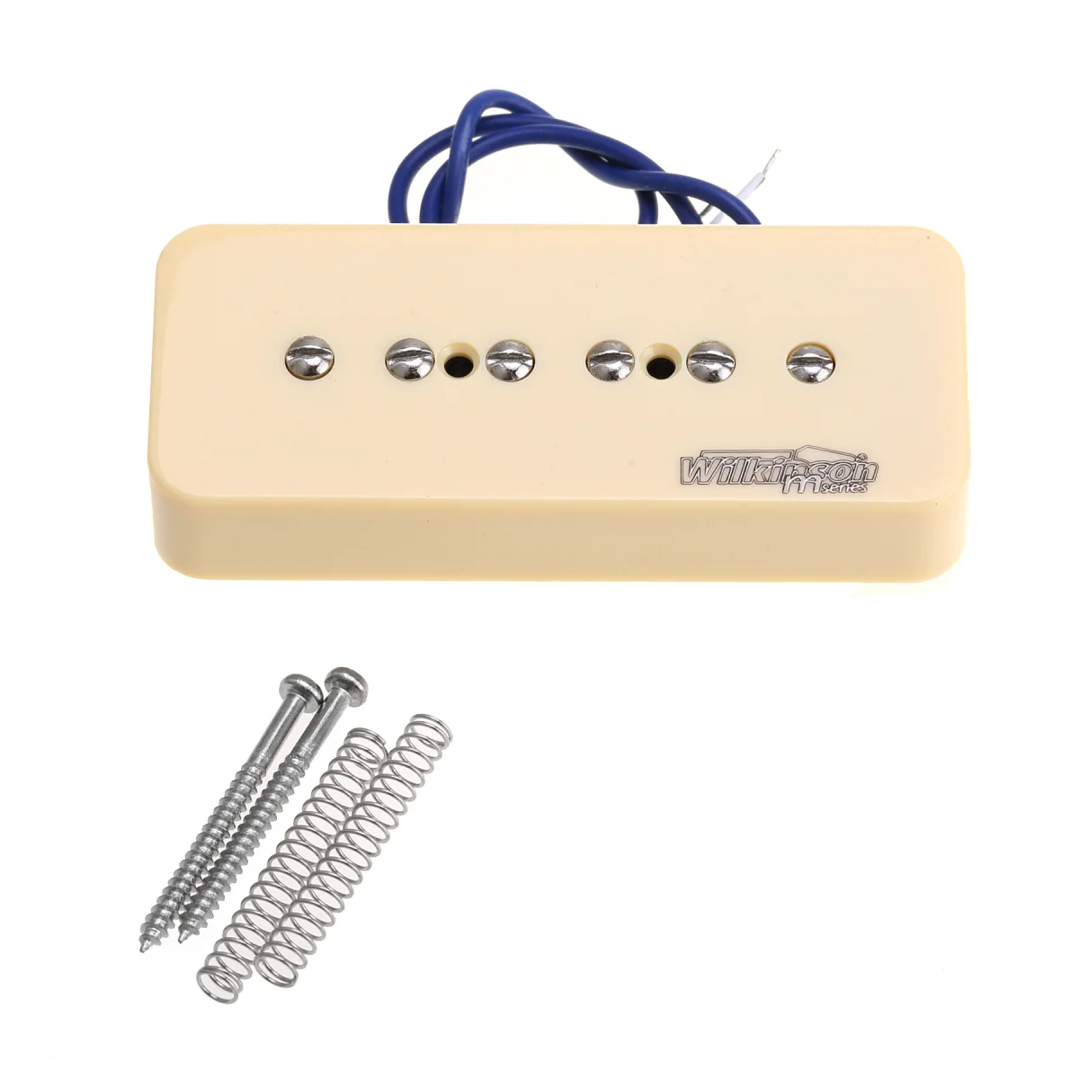 

Wilkinson M Series Alnico 5 P90 Soapbar Bridge Pickup for Les Paul/ SG Electric Guitar, Cream
