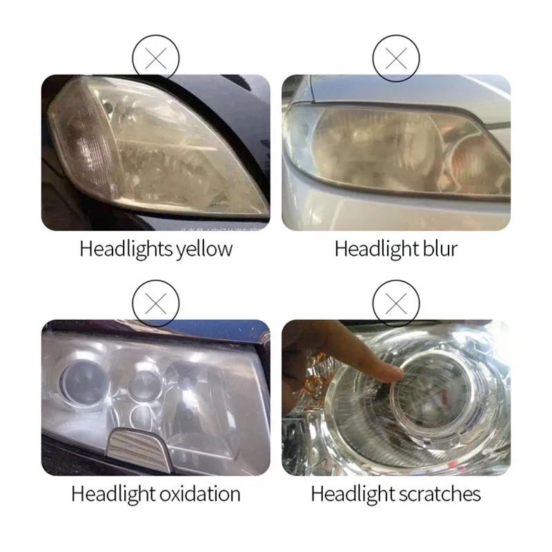 800ML Car Headlight Repair Fluid Headlight Polishing Restoration Polishing The Headlights 5