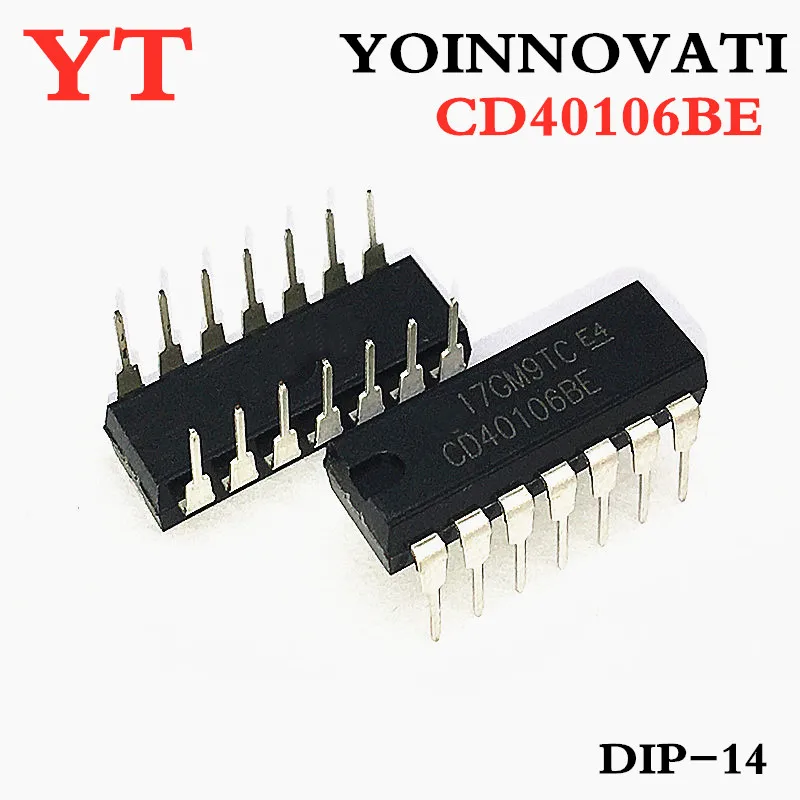

Free shipping 100PCS CD40106BE CD40106 4016 DIP-14.