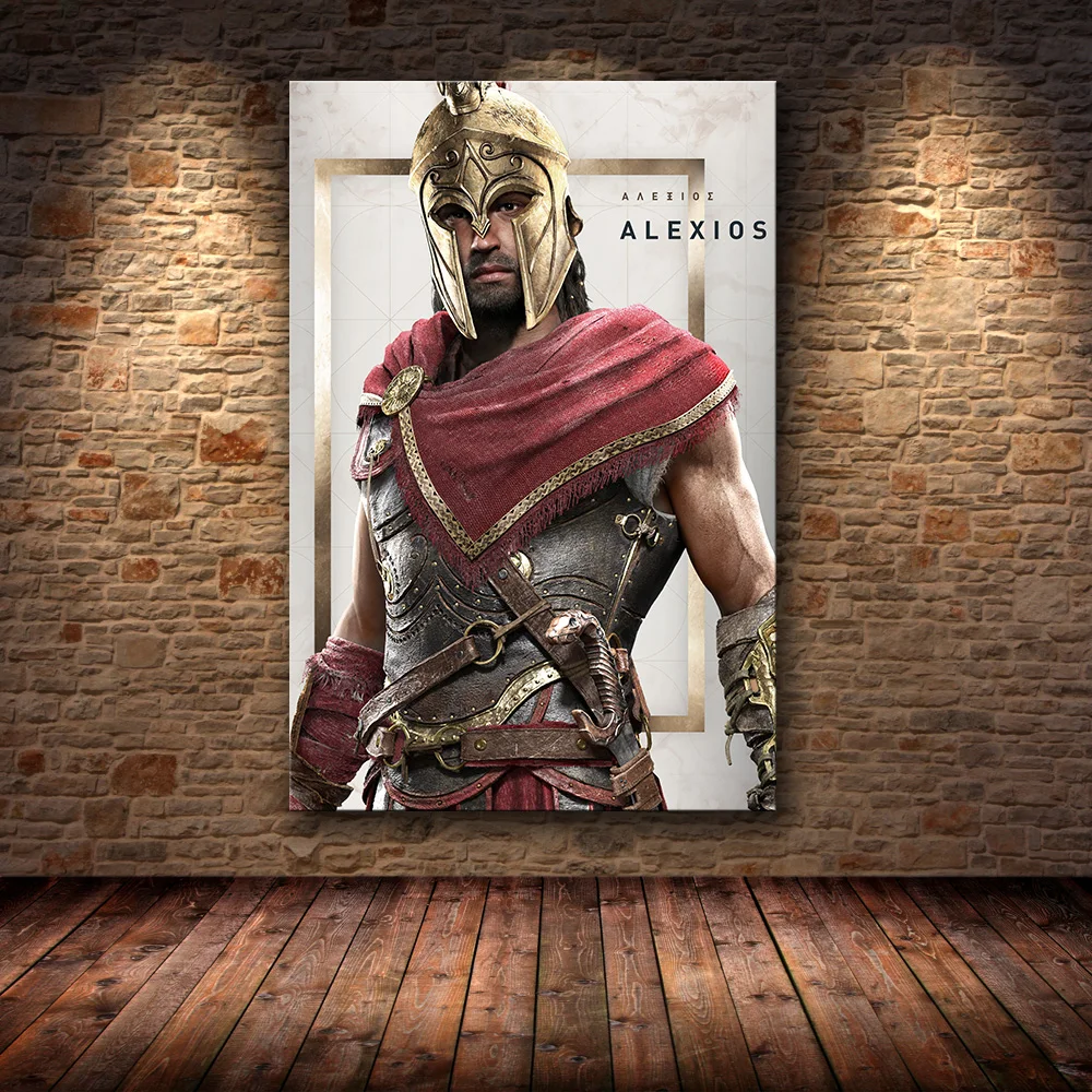 12 Unframed Плакат Украшение картина Assassin's Creed Odyssey Origins на HD холст картина искусство плакаты и принты - Цвет: 12