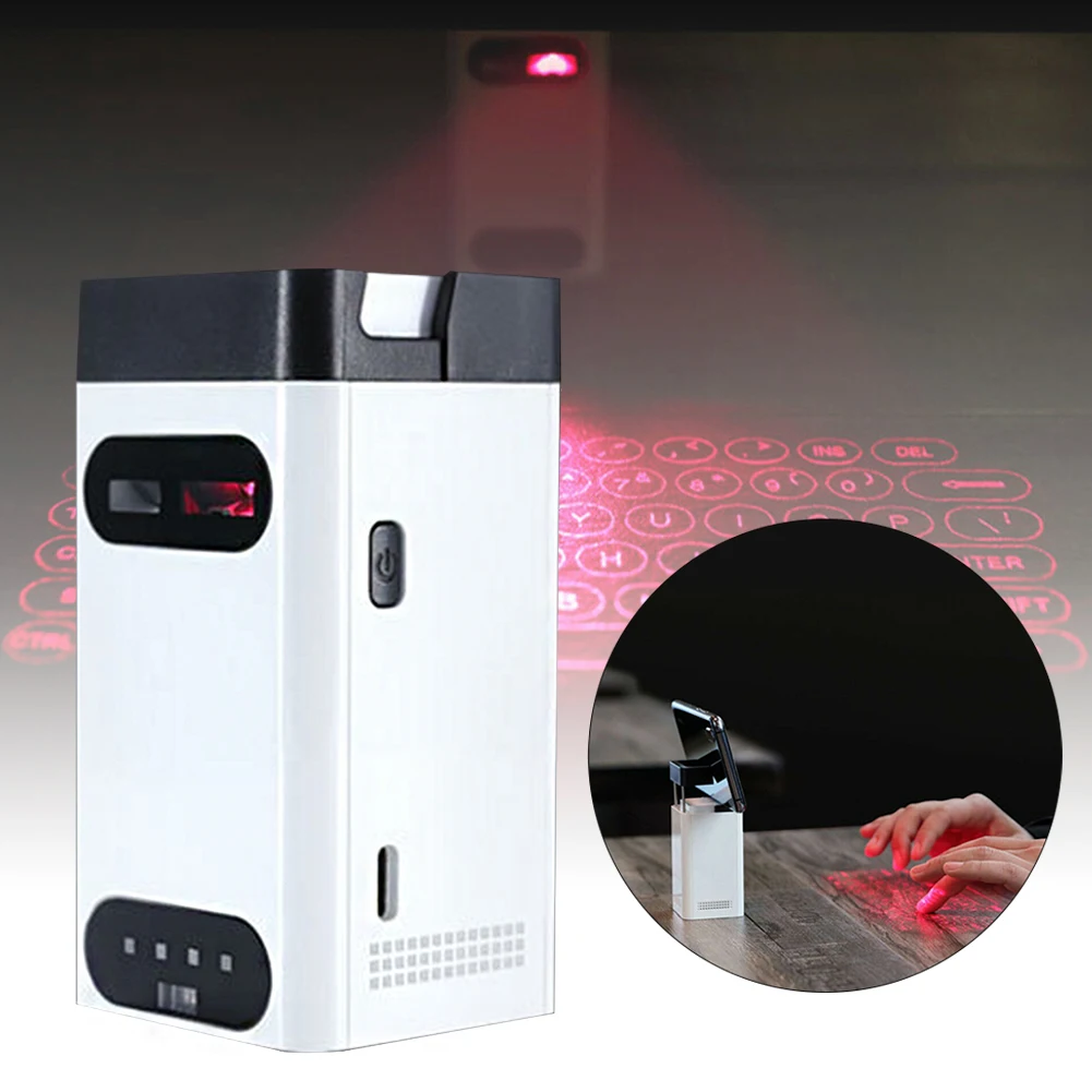 

Projection Keyboard Bluetooth Connecting Multifunctional USB Rechargeable Automatic Smart Office Mini Virtual Portable Accurate