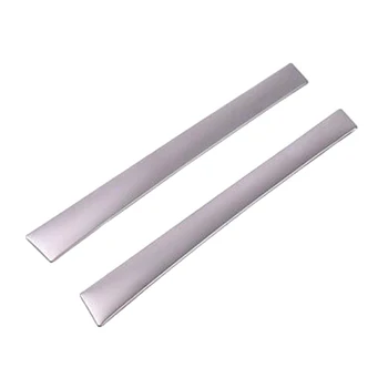 

2pcs Chrome Silver Cup Holders Center Console Panel Cover For Volvo XC60/S60/V60
