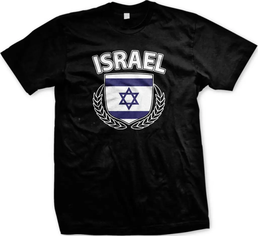 

Israel Olive Branch Crest - Star of David Israeli Pirde Mens T-shirt